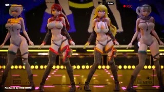 [rwby Mmd] Ghost Dance Extra Baby Got Back By Rwby Mmd