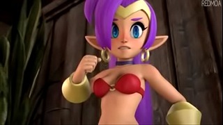Shantae Kan inte sperma från hennes Futa Cock