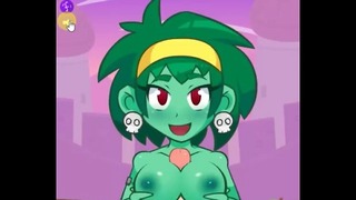 Shantae、Risky + Rottytops Titty Fuck！