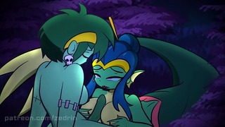 Shantae X Rottytops Monstgirl Sex Adventure! (версия на futa)