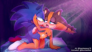 Sonic X gruda o texugo (sonic The Hedgehog Pornô)