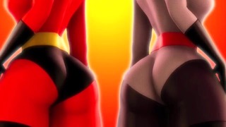 The Parr Girls (The Incredibles)
