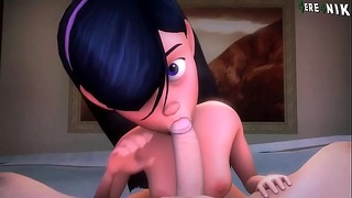 Violet Parr Gives Hand Job With Sound