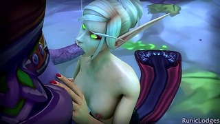 Warsong Gulch Night Elf, Rogue'dan Oral Seks Alır