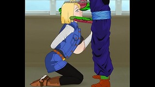 Android 18 Dragon Ball Z Animated