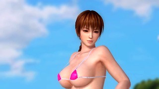 Dead Or Alive 5 1.09 - Kasumi Dance At The Shore W / Hot Outfits # 1