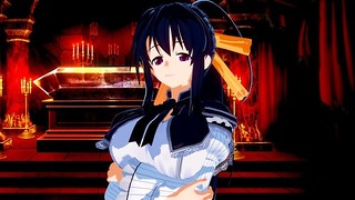 High College Dxd: Akeno vækkes for Dick (3d Hentai)