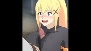 Konosuba 어둠 Titfuck – 먼지 포드 Lalatina Titjob Anime 2d