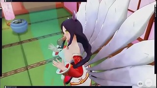 Ahri League of Legends Koikatsu-Animation für sinnlichen Sex