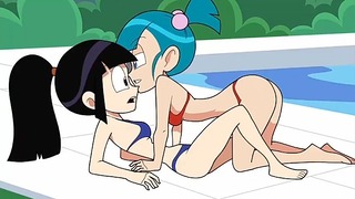 Lesbians Bulma + Chichi - Dragonball