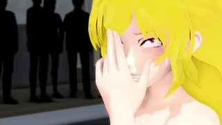 [mmd R-18] Dominância [blake Belladonna Off Style e yang Xiao Long Off Style]