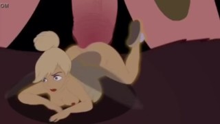 Toon Disney Tinkerbell - Tinker Bell Tries Butt - XAnimu.com