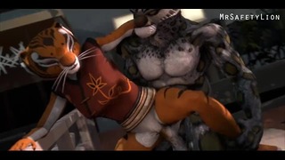 Parodia porno de Kung Fu Panda Master Tigress (versión completa)