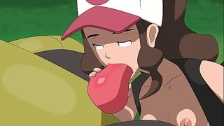 Pokemon: Hilda Blowing Dragon Dick