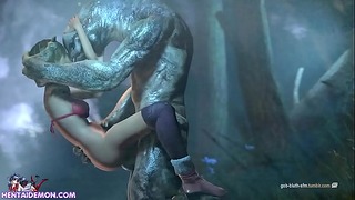 She Wants His Big Creature Dick