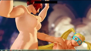 Street Fighter V Alpha Arcade Hot Nude Rainbow Mika Leuke epische fout