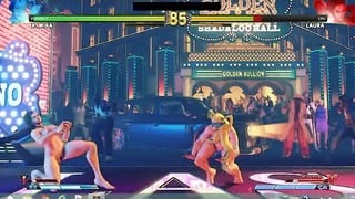 Street Fighter V Hot Battles #14 Rainbow Mika Vs Laura Matsuda