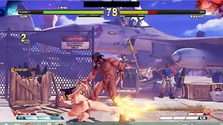 Street Fighter V Сексуальные битвы # 33, Юрий против Рашида