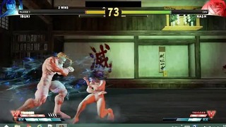 Street Fighter V Соблазнительные сражения # 44 Ибуки против Нэша