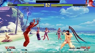 Street Fighter V Marvelous Battles # 55 Menat contre Ibuki