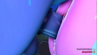 3D Futa Ponies Starlight Glimmer X Trixie - Naughtybronycom