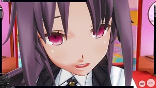 3d Anime Konno Yuuki обожает сперму в ее киску