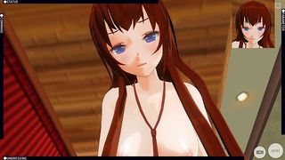 3d Anime Порно Pov Курісу Макісе катається на вашому члені (steins Gate)