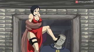Horny Ada Wong totally destroyed by huge dick