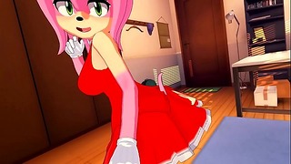 Amy Rose Virtual Reality Cm3d2 Amy-rose