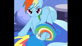 Animación Rainbow Dick La magia de la amistad Vanylfs