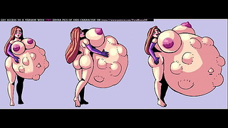 Seqüências de expansão de grávidas em desenho animado março de 2020