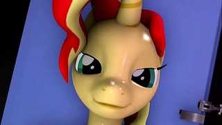 Starlight gets titfucked until cum exploding orgasm