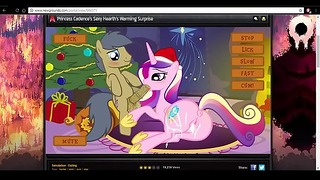 Cadences Christmas Gift Pony Flash-game