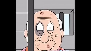 Cartoon Police Officers Pussyfucking Male Machine