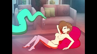 Hentai Tentacle Cum Inflation Animation