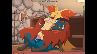 Delphox Fucked By Lucario Anime
