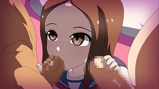 Fick Pferd Anime Homosexuell Saugen-Schwänze