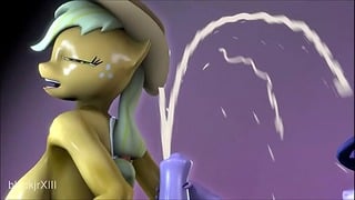 My Little Pony Applejack Rides Twilight Sparkle’s Futa Dick