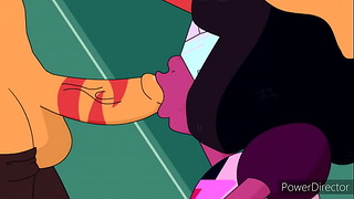 石榴石 Steven Universe 和水晶宝石 - 色情模仿 Xxx