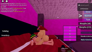 Taking Fucked Wild By a Big Dick at Roblox