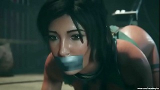 Lara Croft Bdsm Трахнули и наполнили сливками 2020