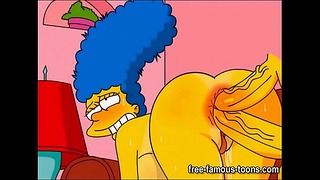 Marge Simpson Femme Sexuelle Anale Simpsons