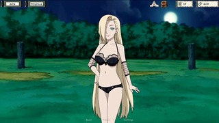 Gameplay du jeu sexuel du Naruto monde avec Sakura ainsi que Hinata