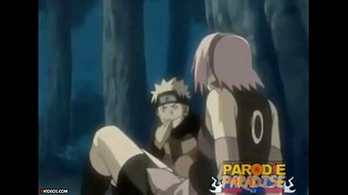Sakura et Naruto – moments sauvages dans les bois