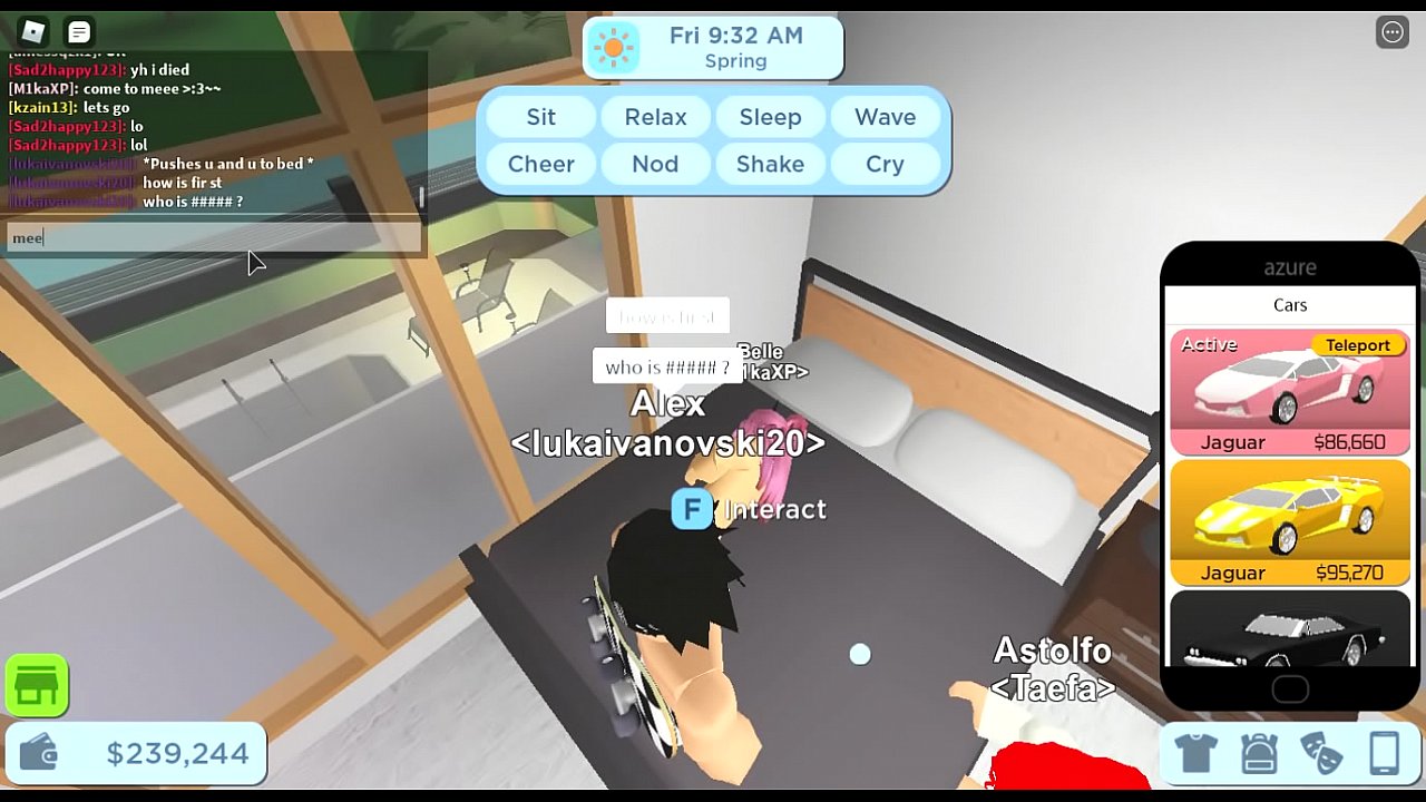 Orgie in Roblox With Belle Delphine Astolfo and a Relly Sexy Dude