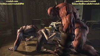 Overwatch Mercy Obtenir une animation 3d par des monstres démoniaques
