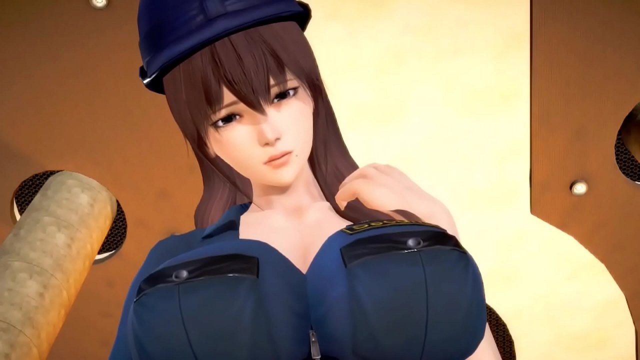 Женщина-полицейский, работающая с как 3D Hentai 69 - XAnimu.com