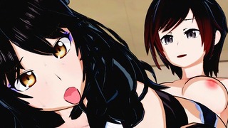 Wild Futa Ruby tries new sex positions with Blake