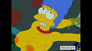 シンプソンズ Xxx Marge Sexo Tentaculos