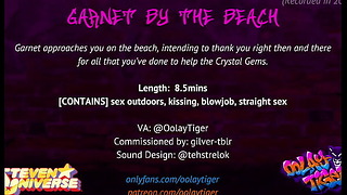 Steven Universe Garnet By the Beach - Riproduzione audio erotica di Oolay-tiger
